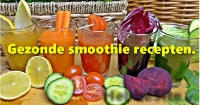 Gezonde smoothie recepten, vol vitamines detoxen en eenvoudig afvallen.