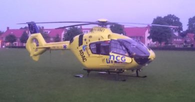 Traumahelikopter ANWB UMCG ontmoeting.